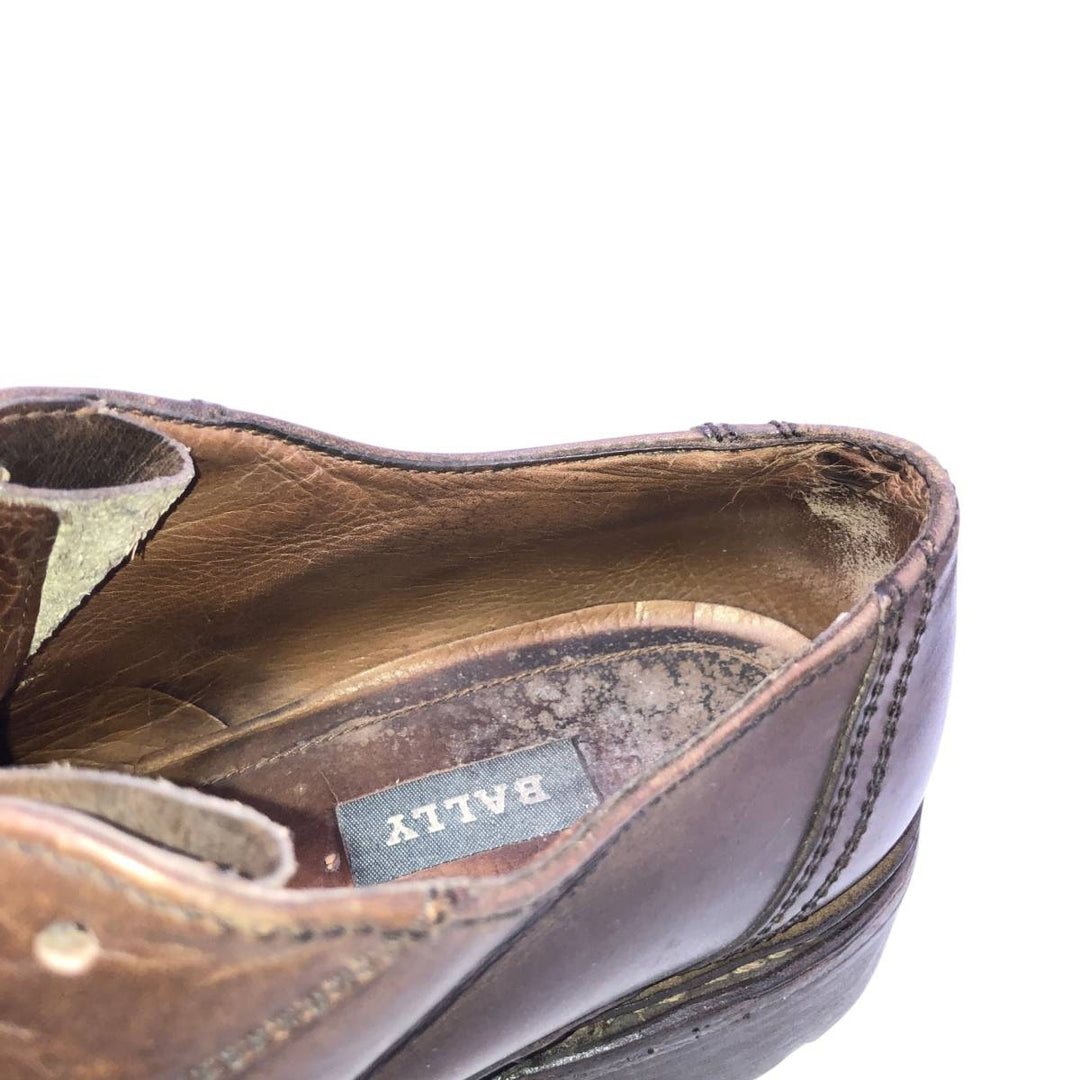 Bally plain toe shoes Men's 26.0cm unclear brown type Vintage Second Hand