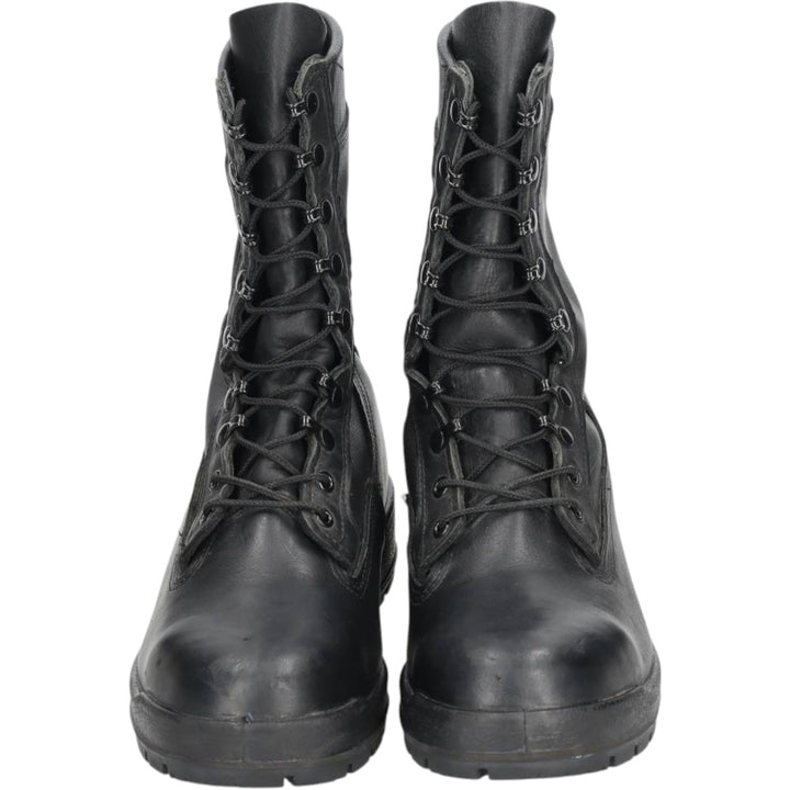 US military boots, made in USA, size 9.5W Men's 27.5cm genuine leather black type Vintage Second Hand