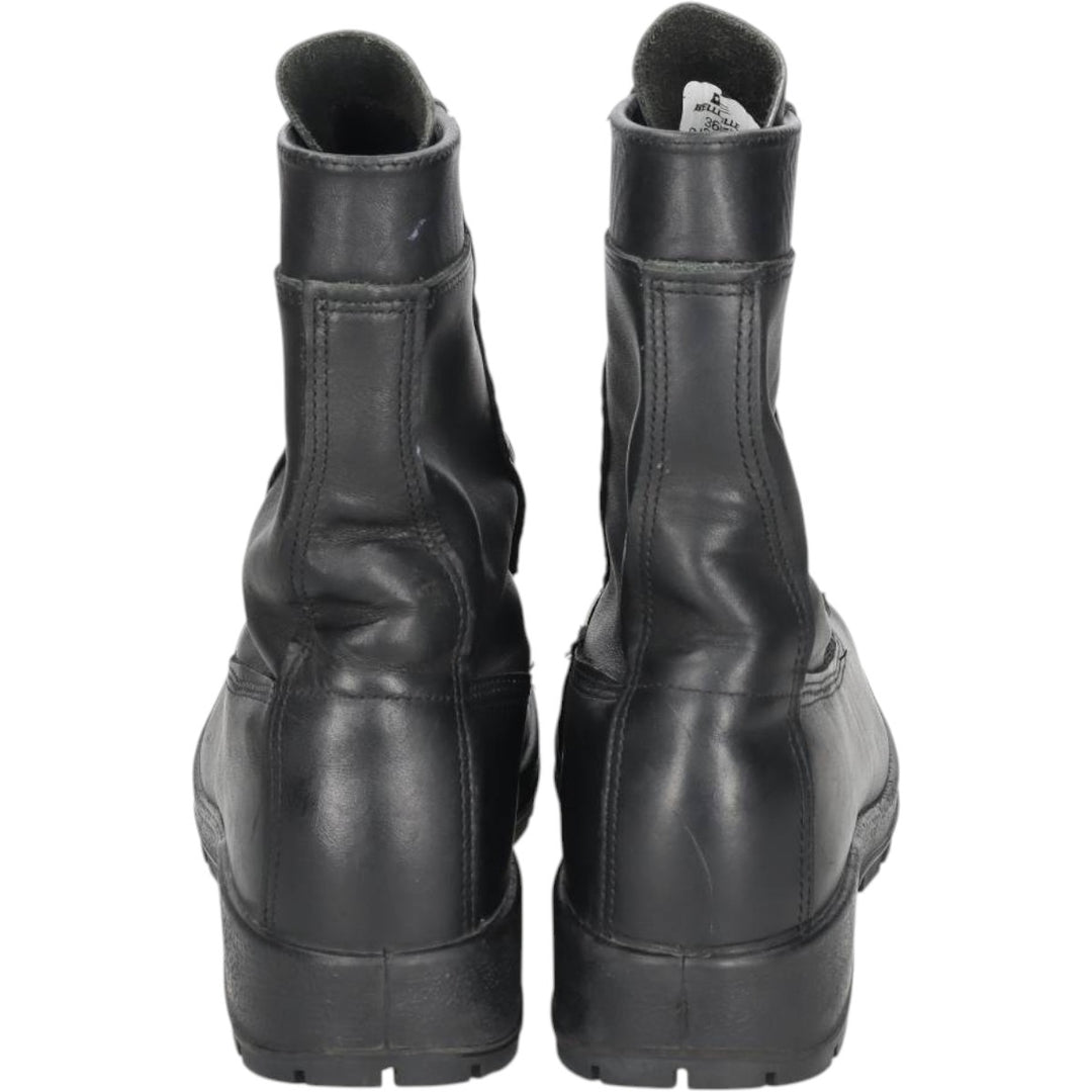 US military boots, made in USA, size 9.5W Men's 27.5cm genuine leather black type Vintage Second Hand