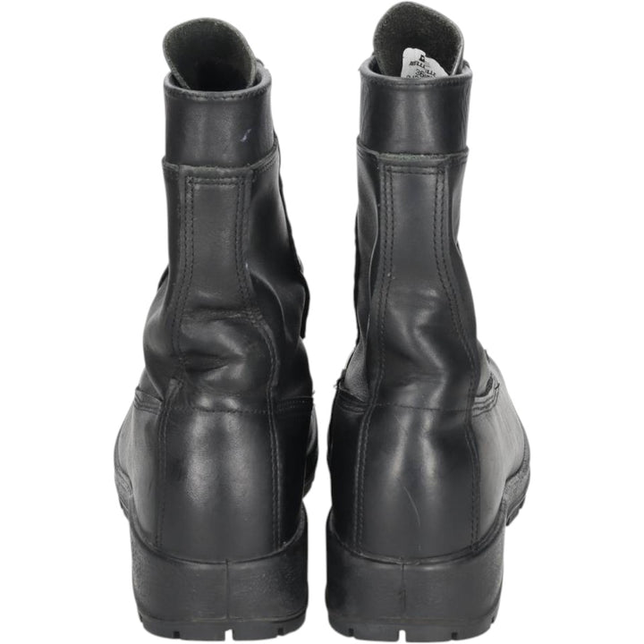 US military boots, made in USA, size 9.5W Men's 27.5cm genuine leather black type Vintage Second Hand