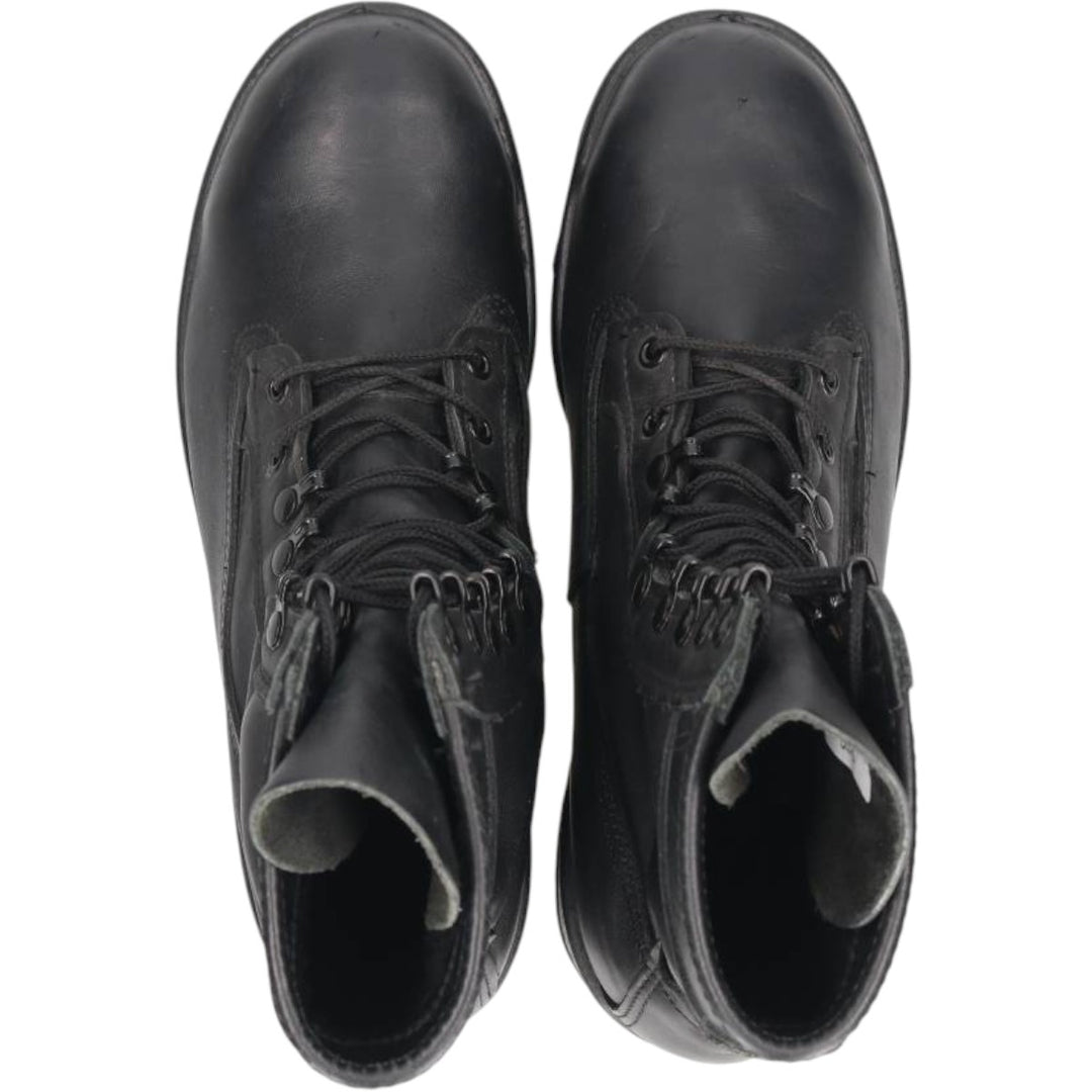 US military boots, made in USA, size 9.5W Men's 27.5cm genuine leather black type Vintage Second Hand