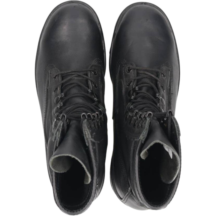US military boots, made in USA, size 9.5W Men's 27.5cm genuine leather black type Vintage Second Hand