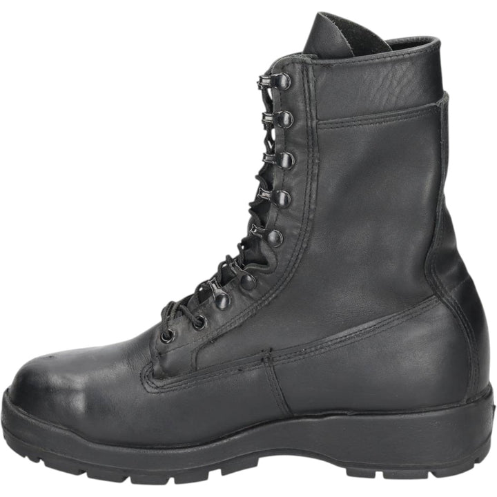 US military boots, made in USA, size 9.5W Men's 27.5cm genuine leather black type Vintage Second Hand