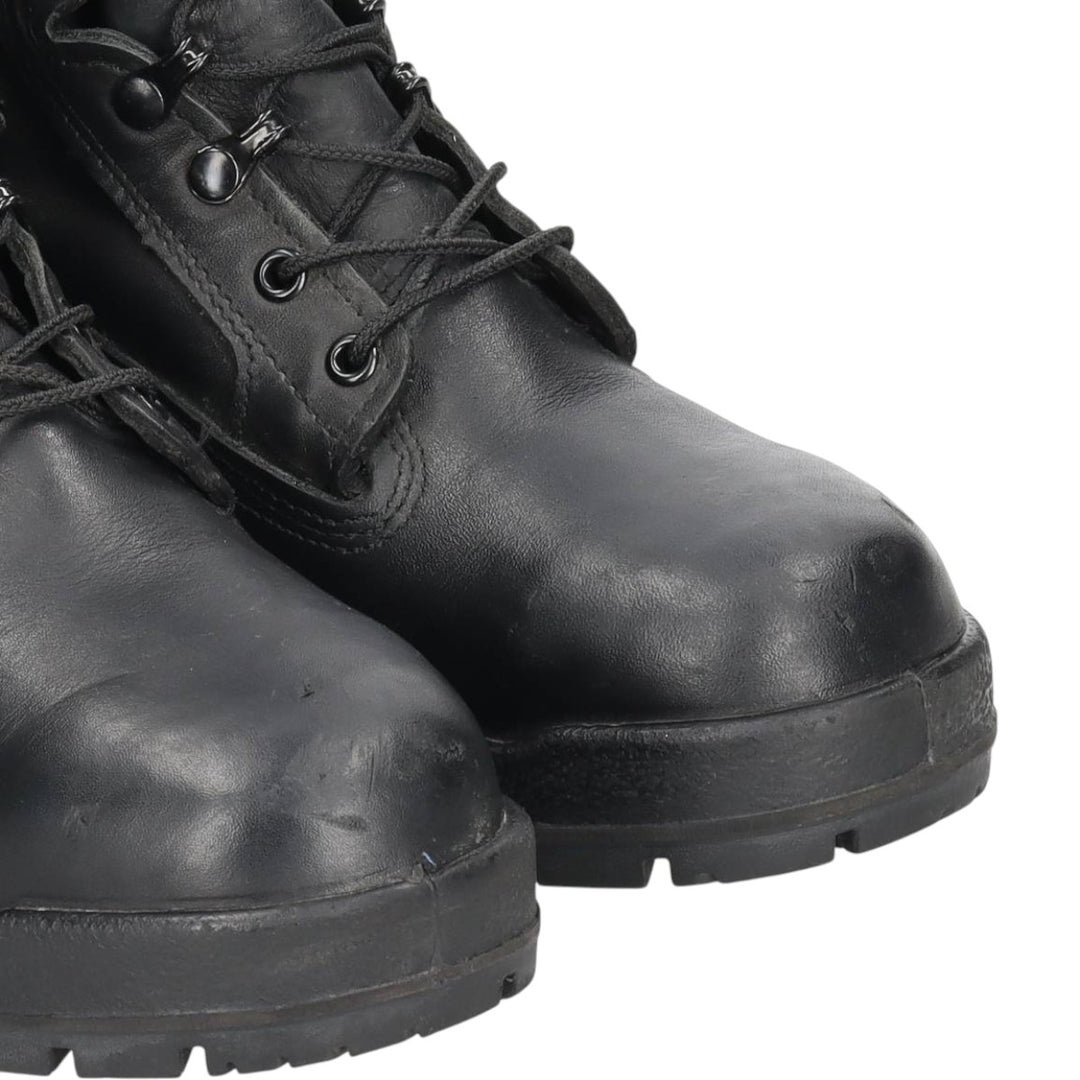 US military boots, made in USA, size 9.5W Men's 27.5cm genuine leather black type Vintage Second Hand