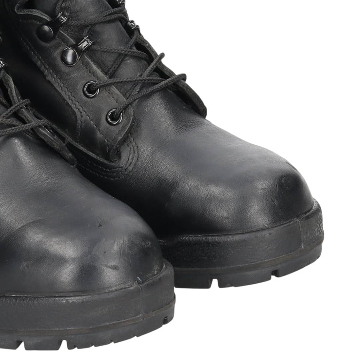 US military boots, made in USA, size 9.5W Men's 27.5cm genuine leather black type Vintage Second Hand