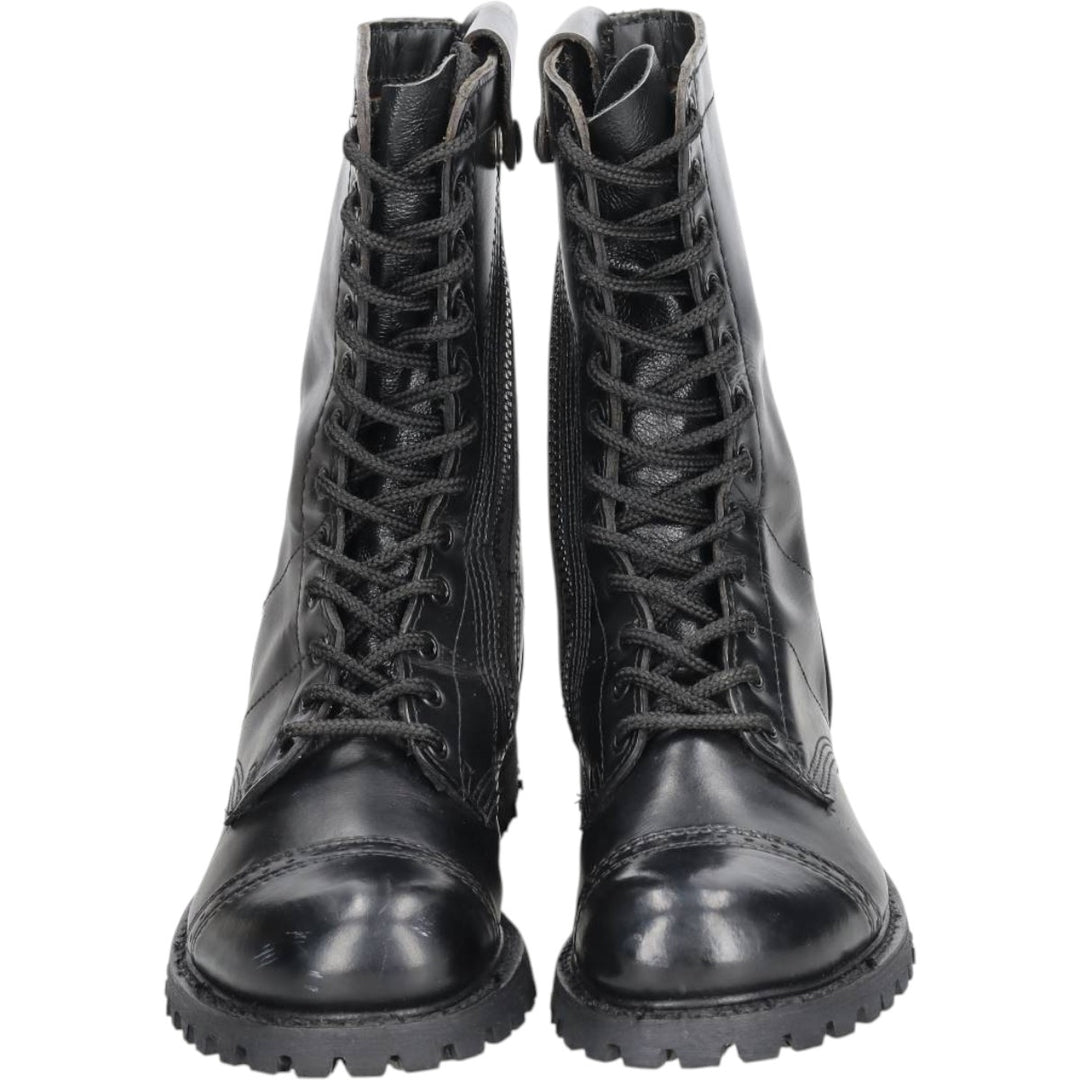 Corcoran 985 HH BRAND Side Zip Straight Tip Jump Boots, Made in USA, Size 9M Men's 27.0cm genuine leather black type Vintage Second Hand