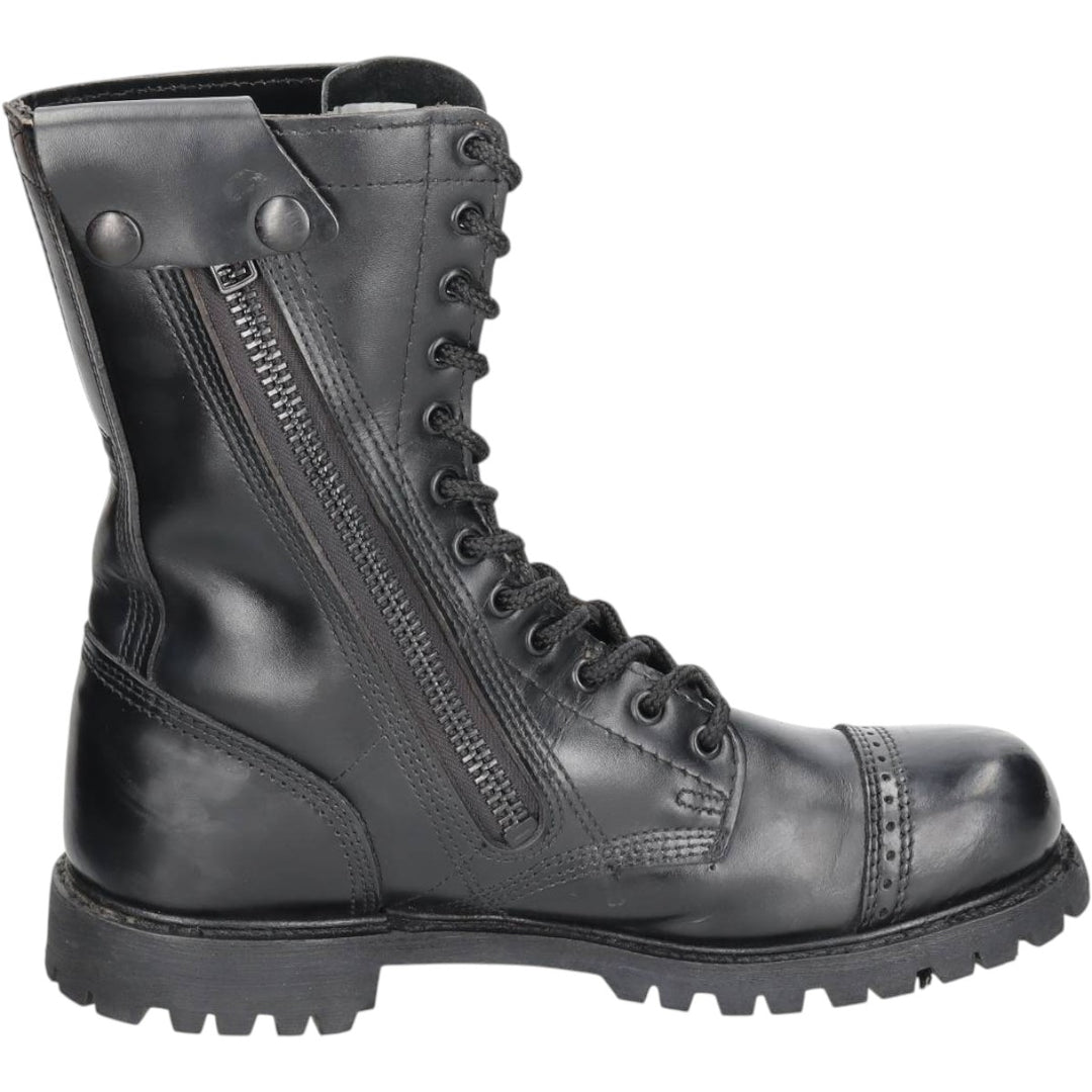 Corcoran 985 HH BRAND Side Zip Straight Tip Jump Boots, Made in USA, Size 9M Men's 27.0cm genuine leather black type Vintage Second Hand