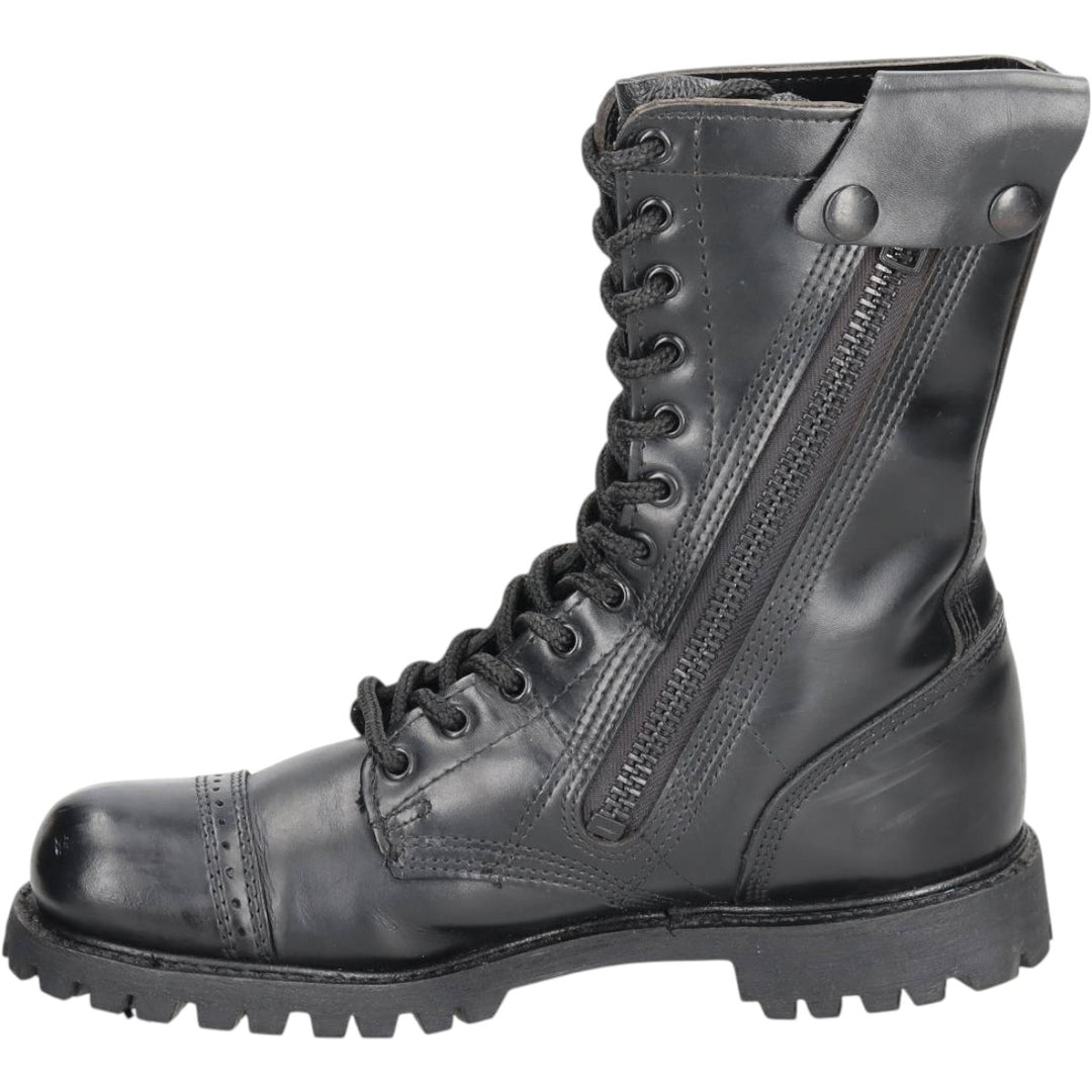 Corcoran 985 HH BRAND Side Zip Straight Tip Jump Boots, Made in USA, Size 9M Men's 27.0cm genuine leather black type Vintage Second Hand