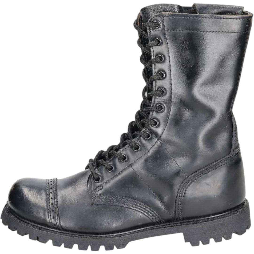 Corcoran 985 HH BRAND Side Zip Straight Tip Jump Boots, Made in USA, Size 9M Men's 27.0cm genuine leather black type Vintage Second Hand