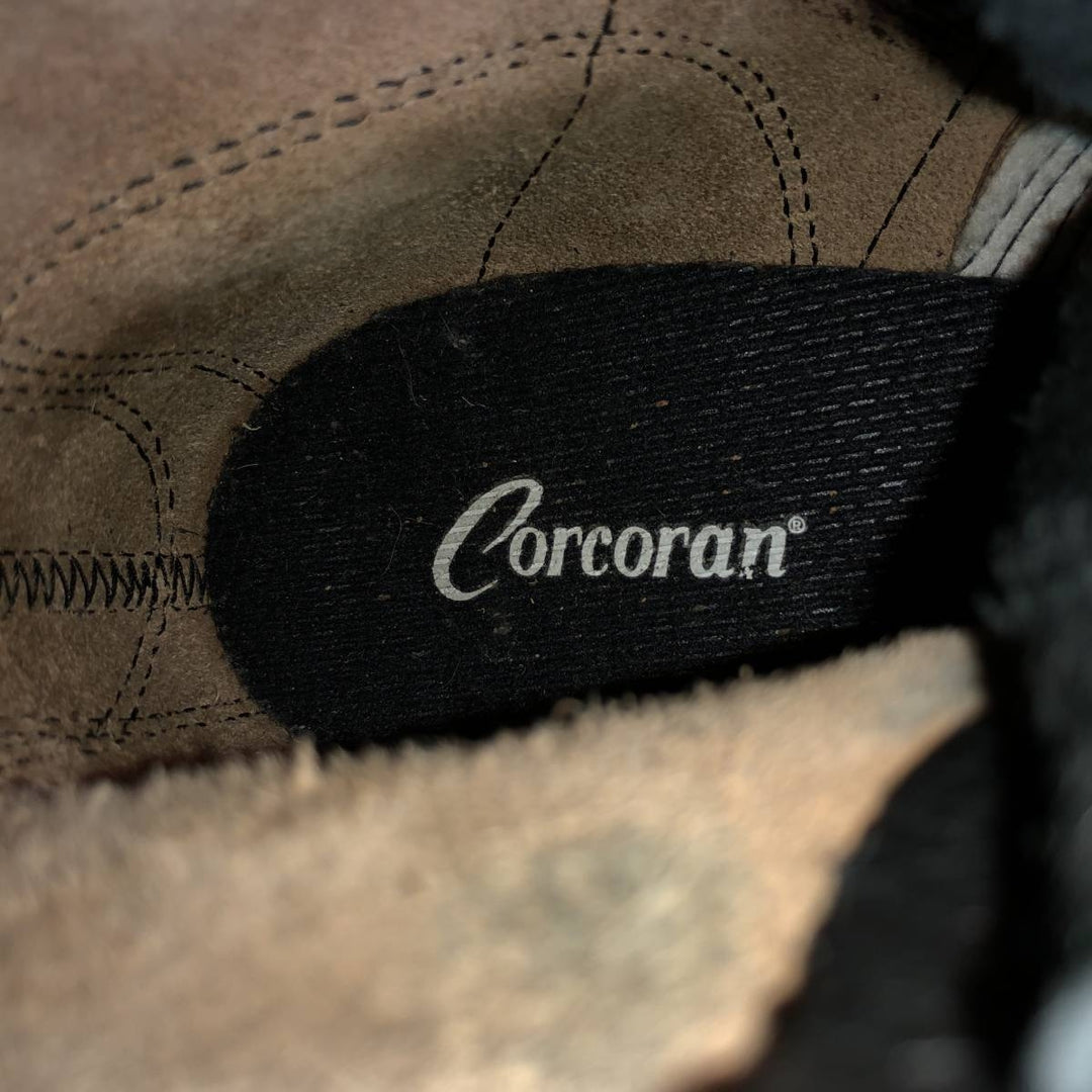 Corcoran 985 HH BRAND Side Zip Straight Tip Jump Boots, Made in USA, Size 9M Men's 27.0cm genuine leather black type Vintage Second Hand