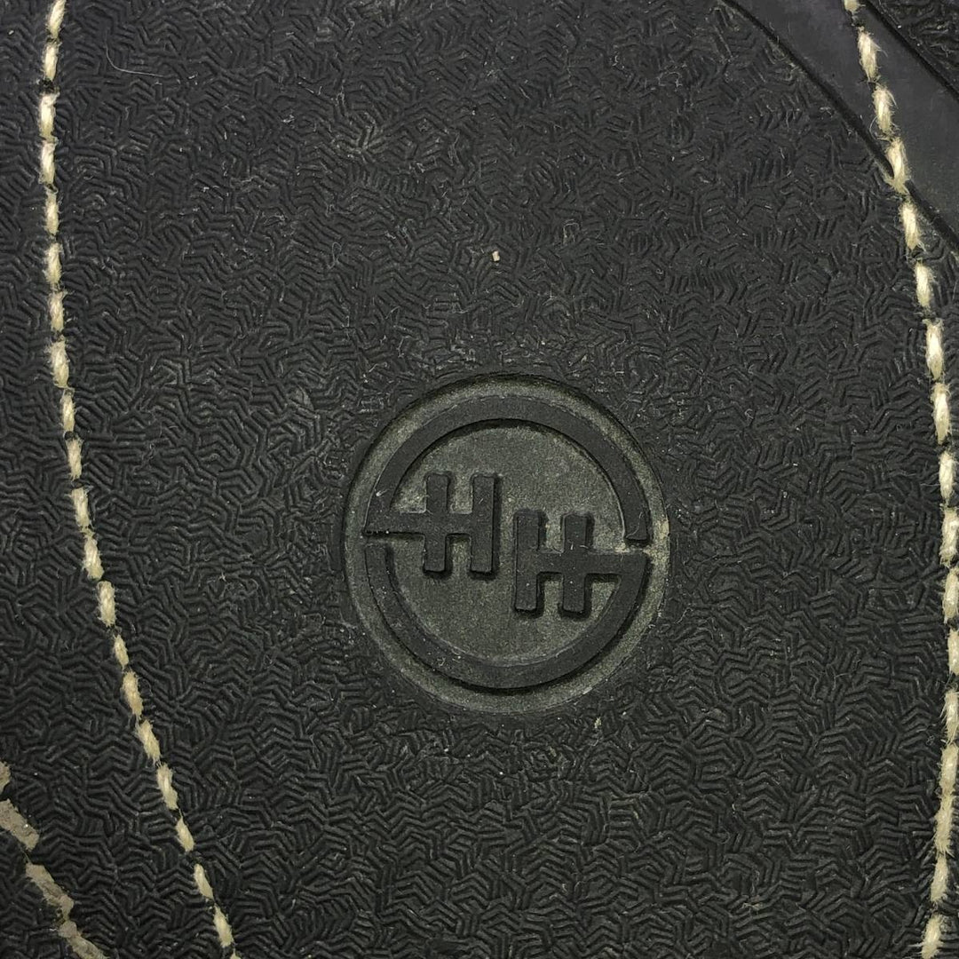 Civilian-made HH BRAND Straight Tip Steel Toe Jump Boots, Made in USA, Size 9E Men's 27.0cm genuine leather black type Vintage Second Hand