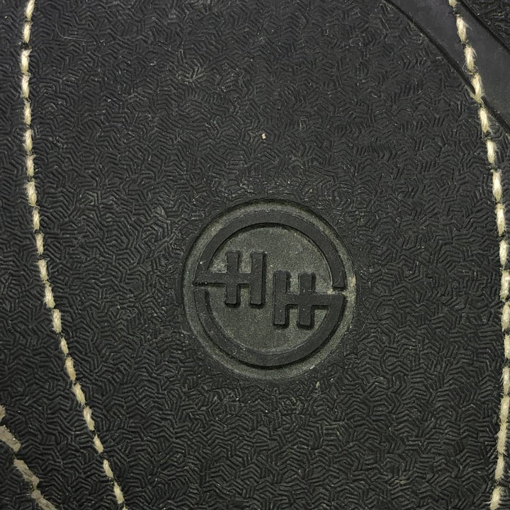 Civilian-made HH BRAND Straight Tip Steel Toe Jump Boots, Made in USA, Size 9E Men's 27.0cm genuine leather black type Vintage Second Hand