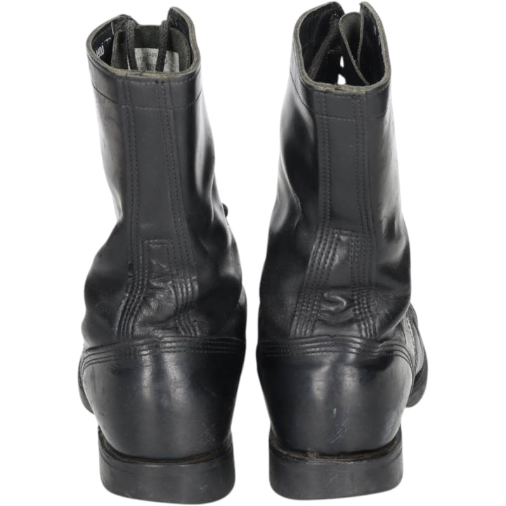 Corcoran Steel Toe Straight Tip Jump Boots, Made in USA, Size 10D Men's 28.0cm genuine leather black type Vintage Second Hand