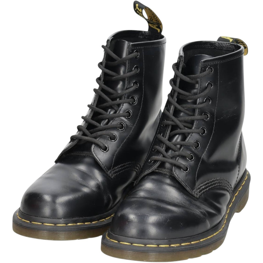 Dr. Martens 8-hole boots, made in Vietnam, size 7 Men's 26.0cm unclear black type Vintage Second Hand