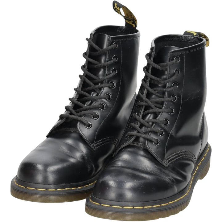 Dr. Martens 8-hole boots, made in Vietnam, size 7 Men's 26.0cm unclear black type Vintage Second Hand
