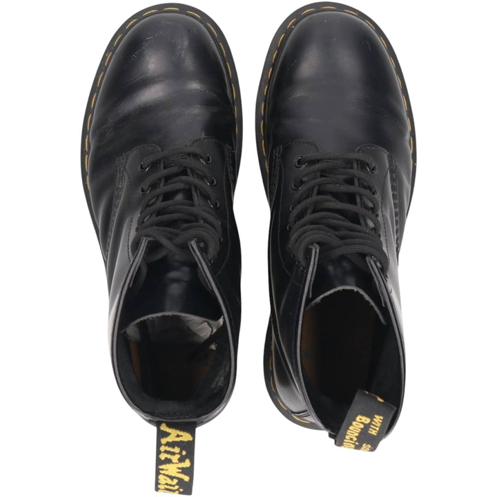 Dr. Martens 8-hole boots, made in Vietnam, size 7 Men's 26.0cm unclear black type Vintage Second Hand