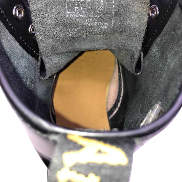 Dr. Martens 8-hole boots, made in Vietnam, size 7 Men's 26.0cm unclear black type Vintage Second Hand