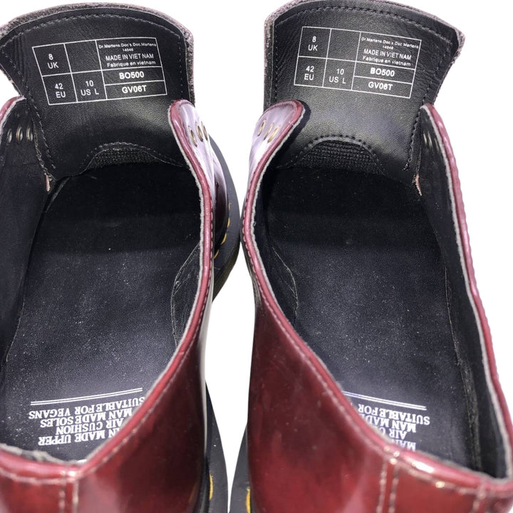 Dr. Martens 3-hole shoes 8 Men's 27.0cm unclear burgundy type Vintage Second Hand