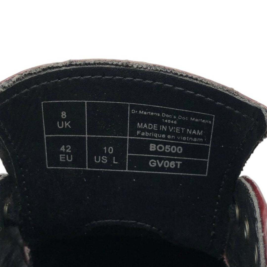 Dr. Martens 3-hole shoes 8 Men's 27.0cm unclear burgundy type Vintage Second Hand
