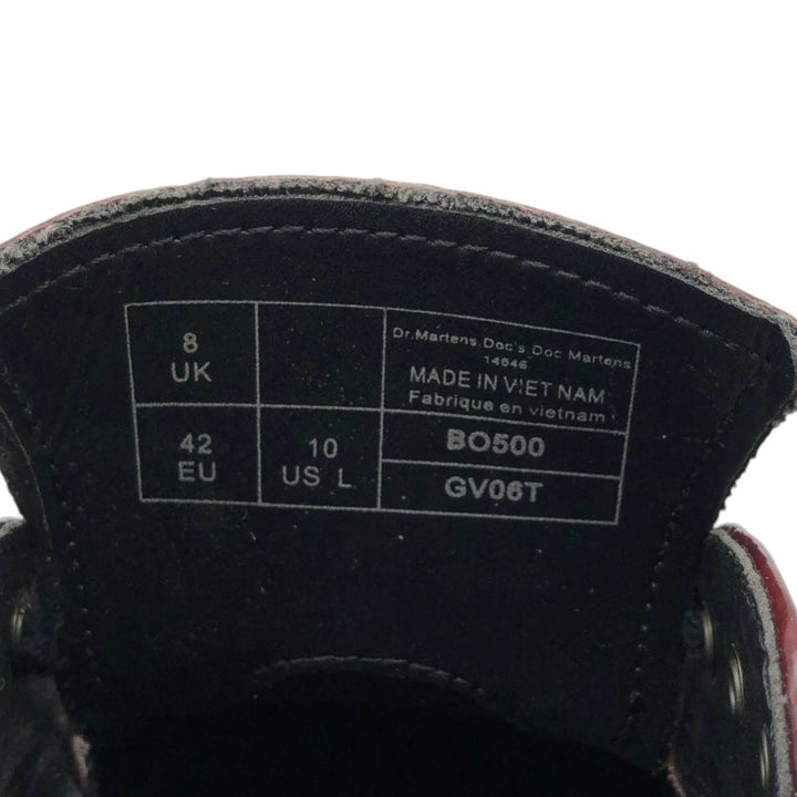 Dr. Martens 3-hole shoes 8 Men's 27.0cm unclear burgundy type Vintage Second Hand