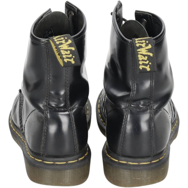 Dr. Martens THE ORIGINAL 8-hole boots, size 7 Men's 26.0cm unclear black type Vintage Second Hand