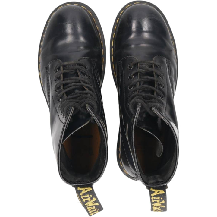 Dr. Martens THE ORIGINAL 8-hole boots, size 7 Men's 26.0cm unclear black type Vintage Second Hand