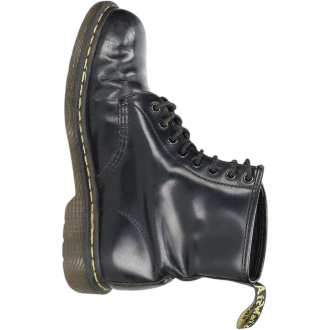 Dr. Martens THE ORIGINAL 8-hole boots, size 7 Men's 26.0cm unclear black type Vintage Second Hand