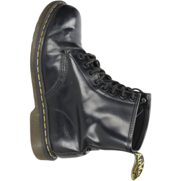 Dr. Martens THE ORIGINAL 8-hole boots, size 7 Men's 26.0cm unclear black type Vintage Second Hand