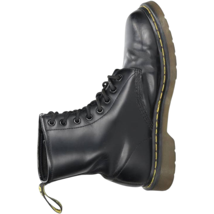 Dr. Martens THE ORIGINAL 8-hole boots, size 7 Men's 26.0cm unclear black type Vintage Second Hand