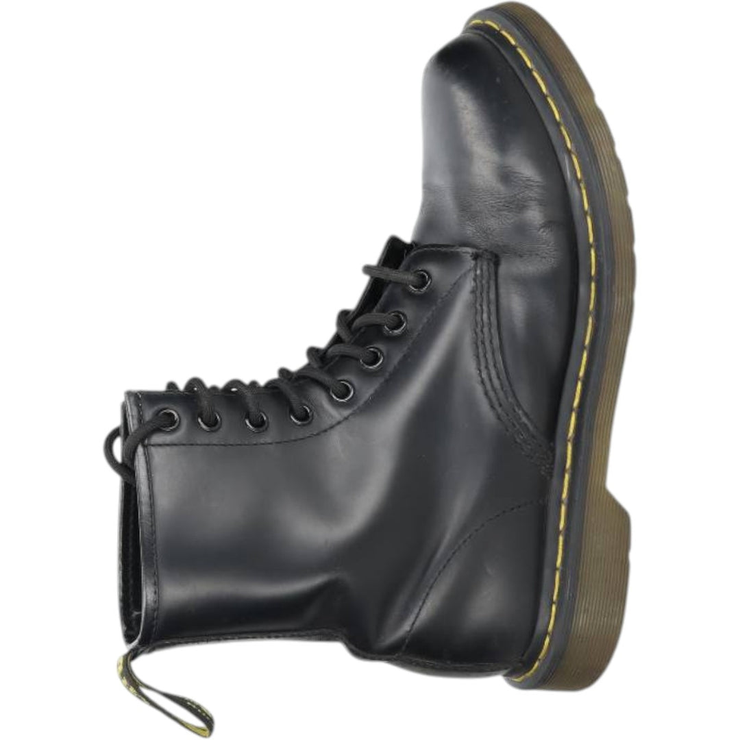 Dr. Martens THE ORIGINAL 8-hole boots, size 7 Men's 26.0cm unclear black type Vintage Second Hand