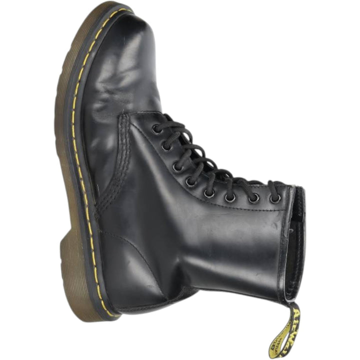 Dr. Martens THE ORIGINAL 8-hole boots, size 7 Men's 26.0cm unclear black type Vintage Second Hand