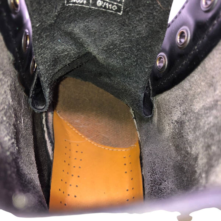 Dr. Martens THE ORIGINAL 8-hole boots, size 7 Men's 26.0cm unclear black type Vintage Second Hand