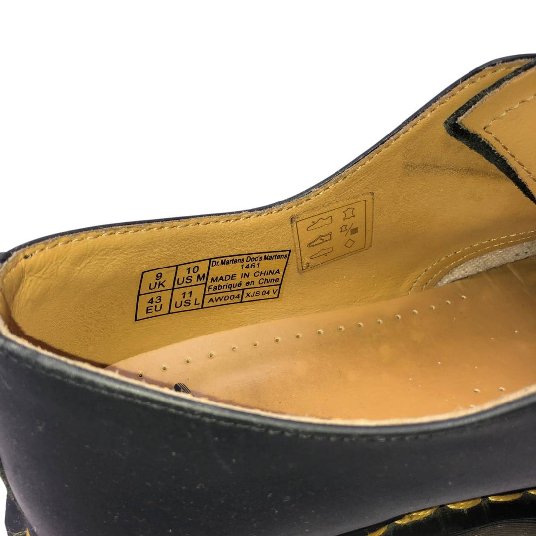 Dr. Martens 1461 3-Eye Shoes 9 Men's 28.0cm unclear black type Vintage Second Hand