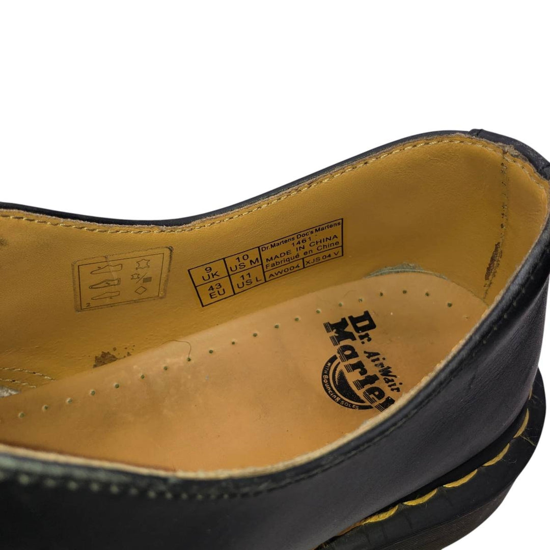 Dr. Martens 1461 3-Eye Shoes 9 Men's 28.0cm unclear black type Vintage Second Hand