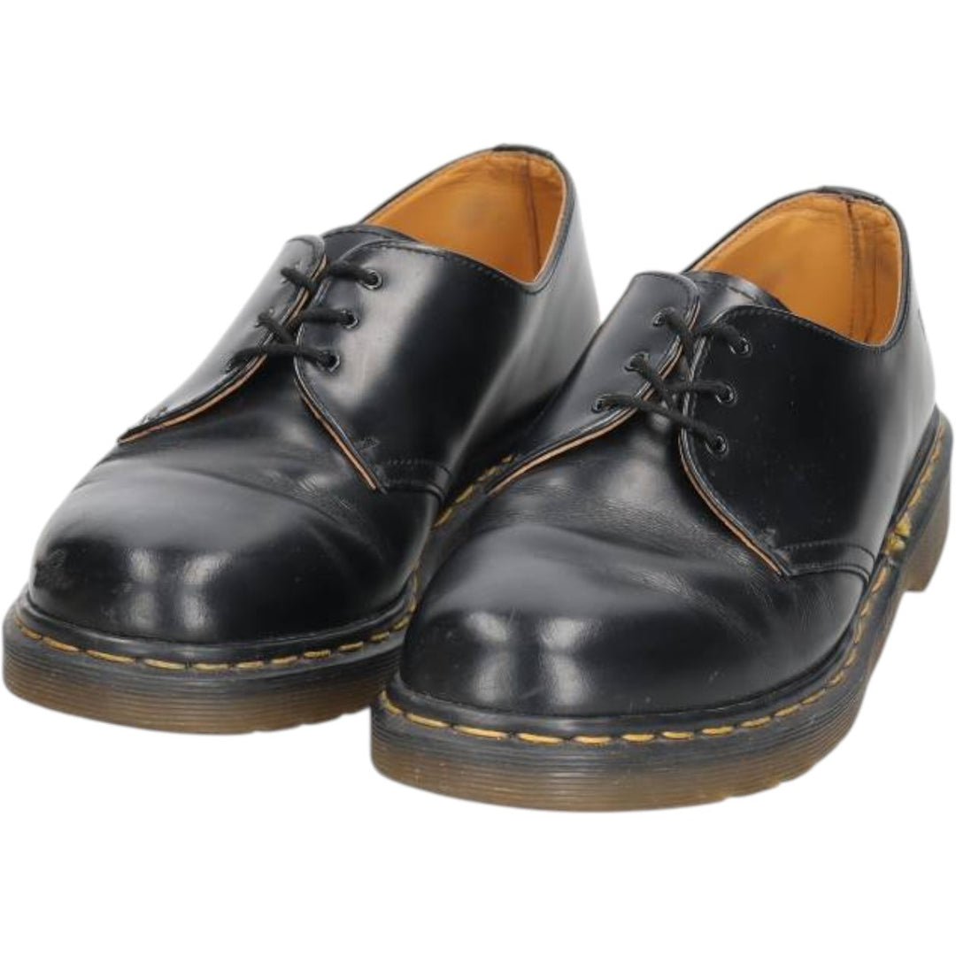 Dr. Martens 3-hole shoes made in the UK 9 Men's 28.0cm genuine leather black type Vintage Second Hand