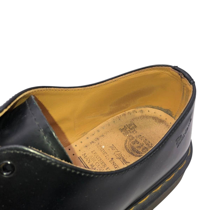 Dr. Martens 3-hole shoes made in the UK 9 Men's 28.0cm genuine leather black type Vintage Second Hand