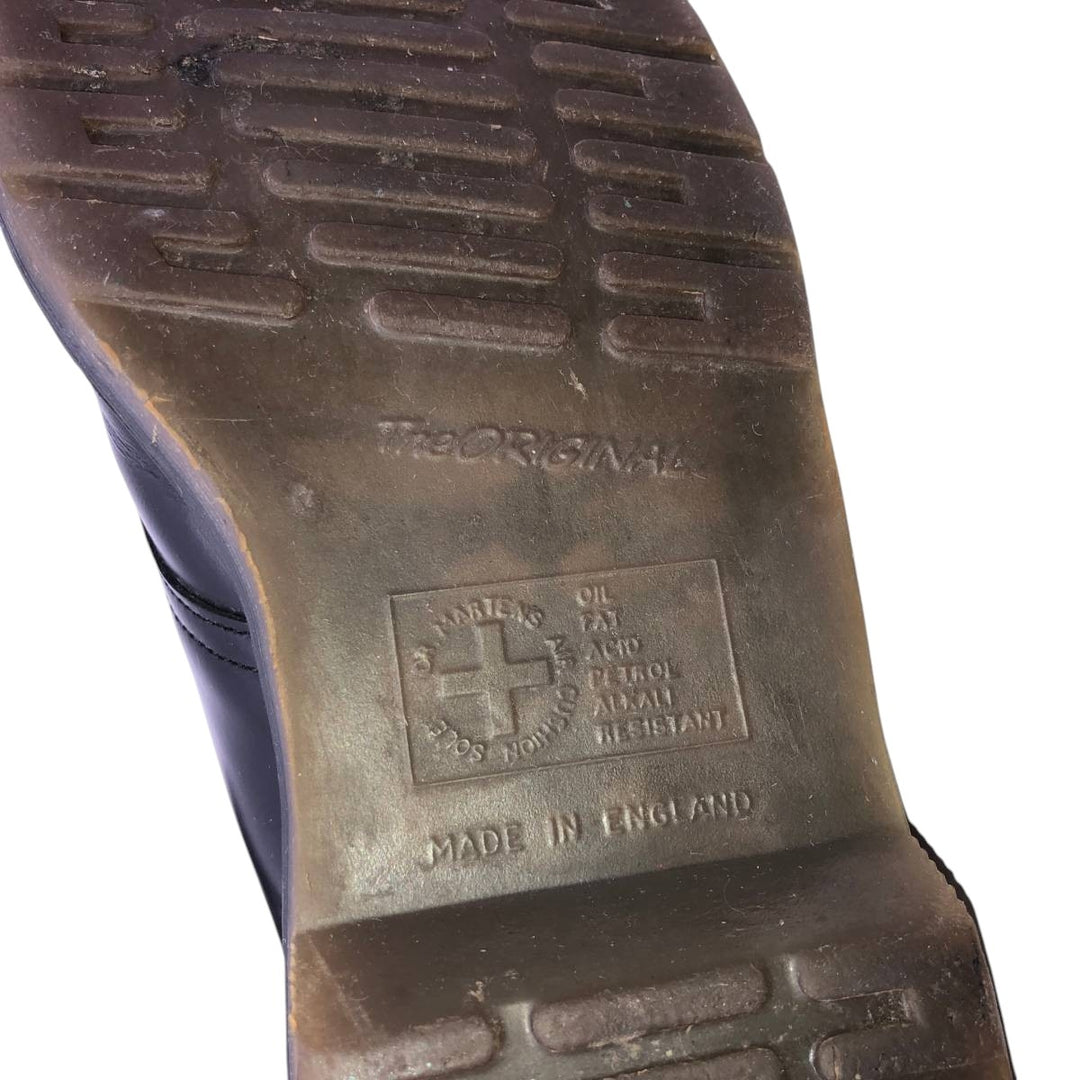 Dr. Martens 3-hole shoes made in the UK 9 Men's 28.0cm genuine leather black type Vintage Second Hand