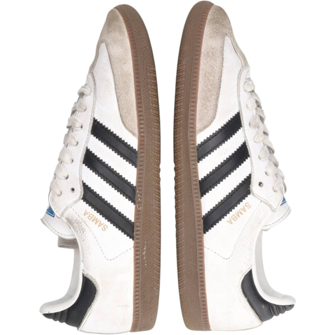 Adidas SAMBA Sneakers 7 1/2 Women's 25.0cm unclear white type Vintage Second Hand