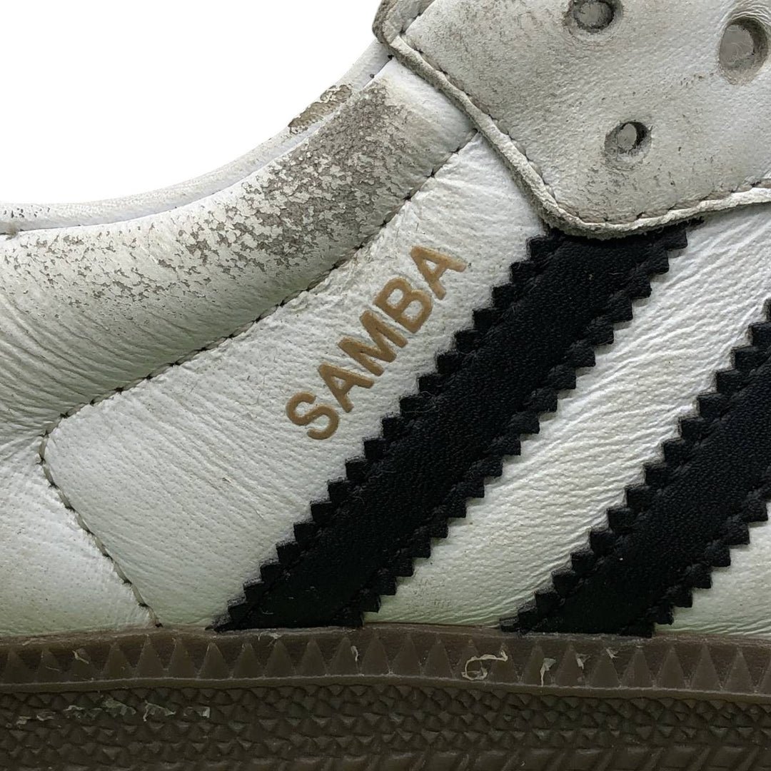 Adidas SAMBA Sneakers 7 1/2 Women's 25.0cm unclear white type Vintage Second Hand
