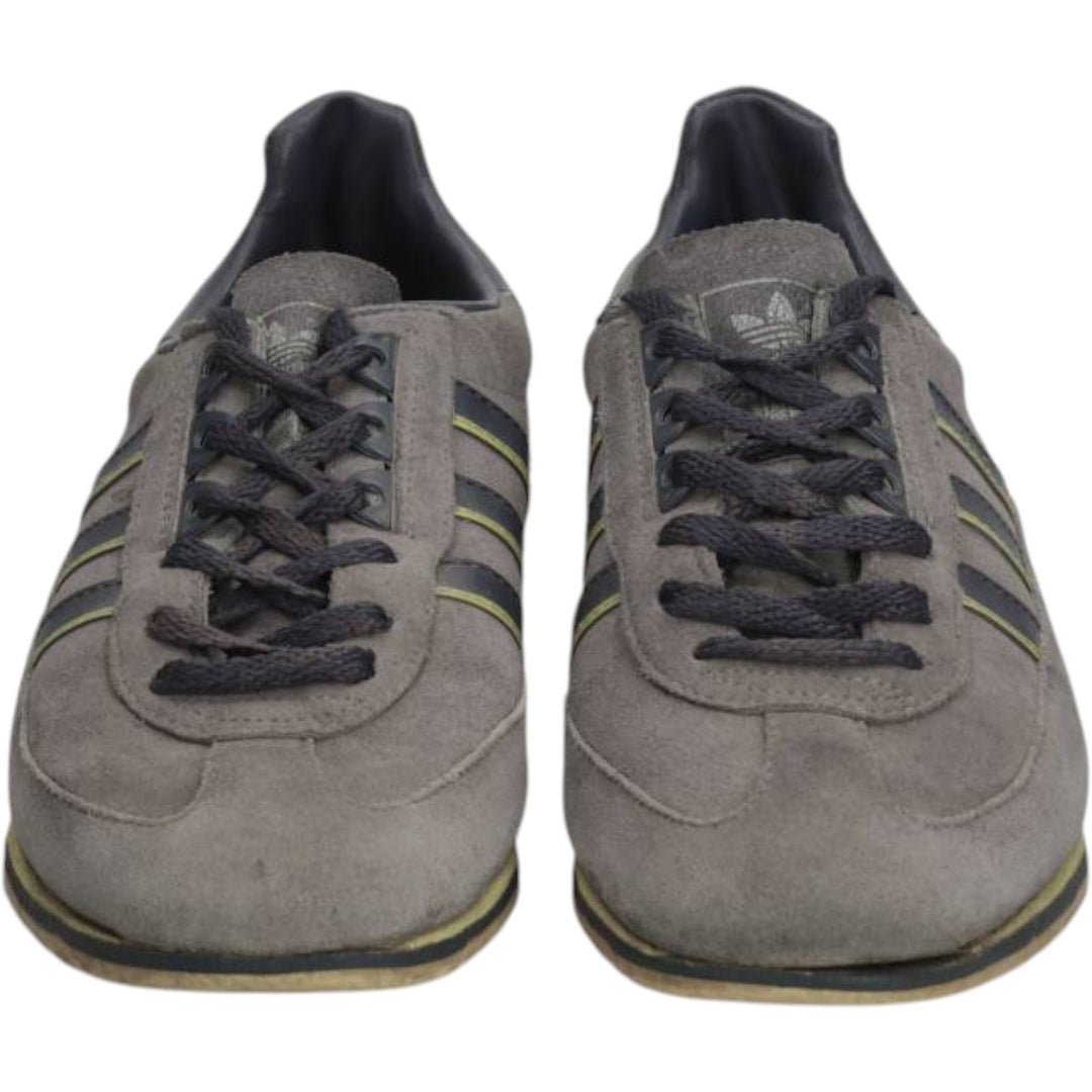 Adidas Jeans sneakers size 6 Women's 24.5cm Genuine Leather Suede gray type Vintage Second Hand