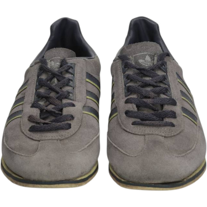 Adidas Jeans sneakers size 6 Women's 24.5cm Genuine Leather Suede gray type Vintage Second Hand