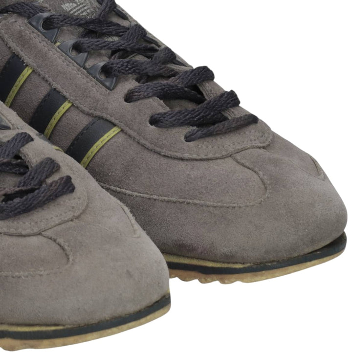 Adidas Jeans sneakers size 6 Women's 24.5cm Genuine Leather Suede gray type Vintage Second Hand