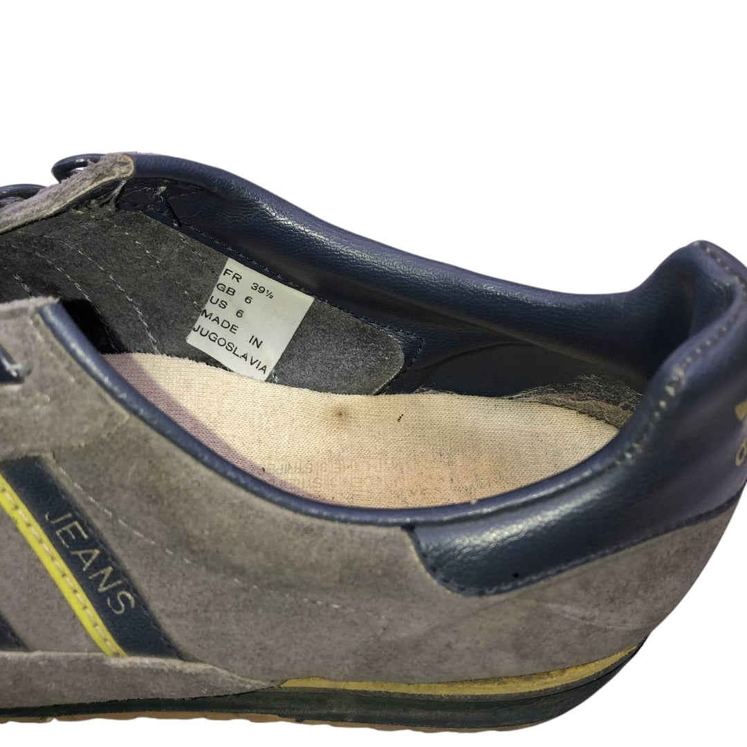 Adidas Jeans sneakers size 6 Women's 24.5cm Genuine Leather Suede gray type Vintage Second Hand