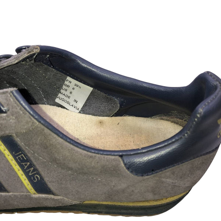 Adidas Jeans sneakers size 6 Women's 24.5cm Genuine Leather Suede gray type Vintage Second Hand