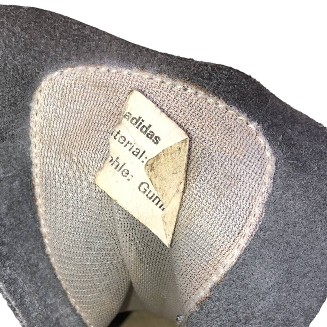 Adidas Jeans sneakers size 6 Women's 24.5cm Genuine Leather Suede gray type Vintage Second Hand