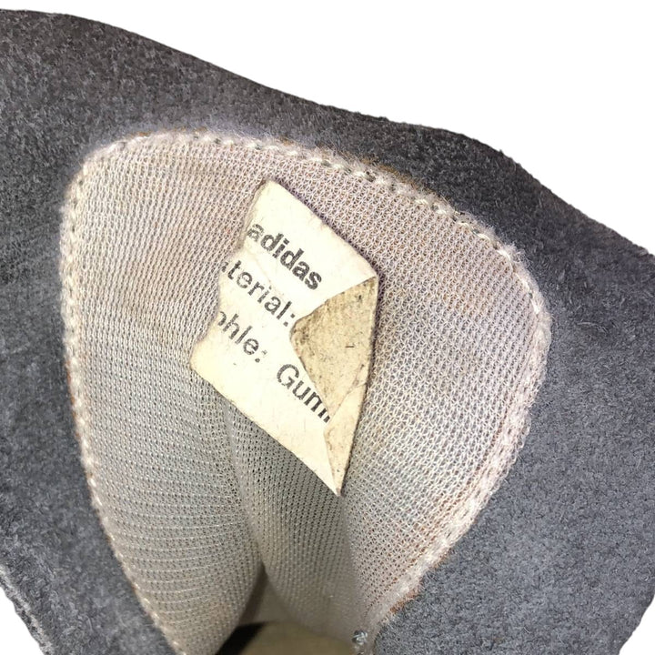 Adidas Jeans sneakers size 6 Women's 24.5cm Genuine Leather Suede gray type Vintage Second Hand