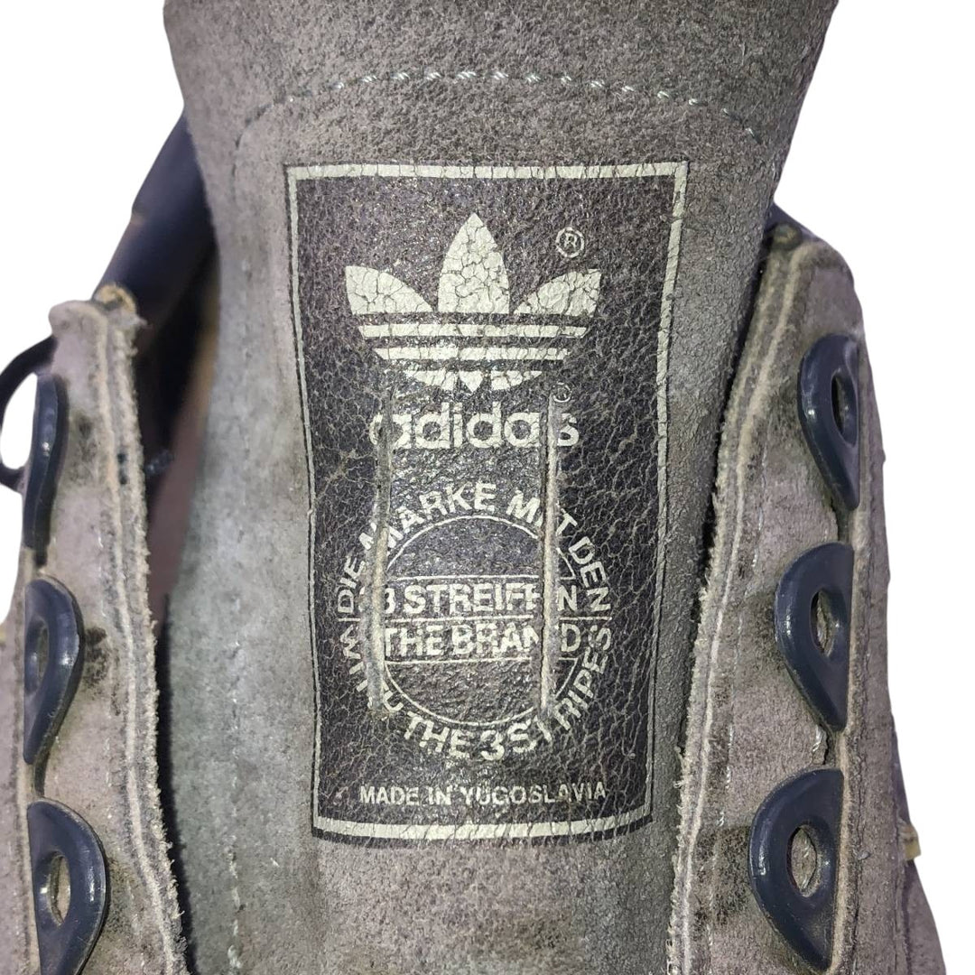 Adidas Jeans sneakers size 6 Women's 24.5cm Genuine Leather Suede gray type Vintage Second Hand