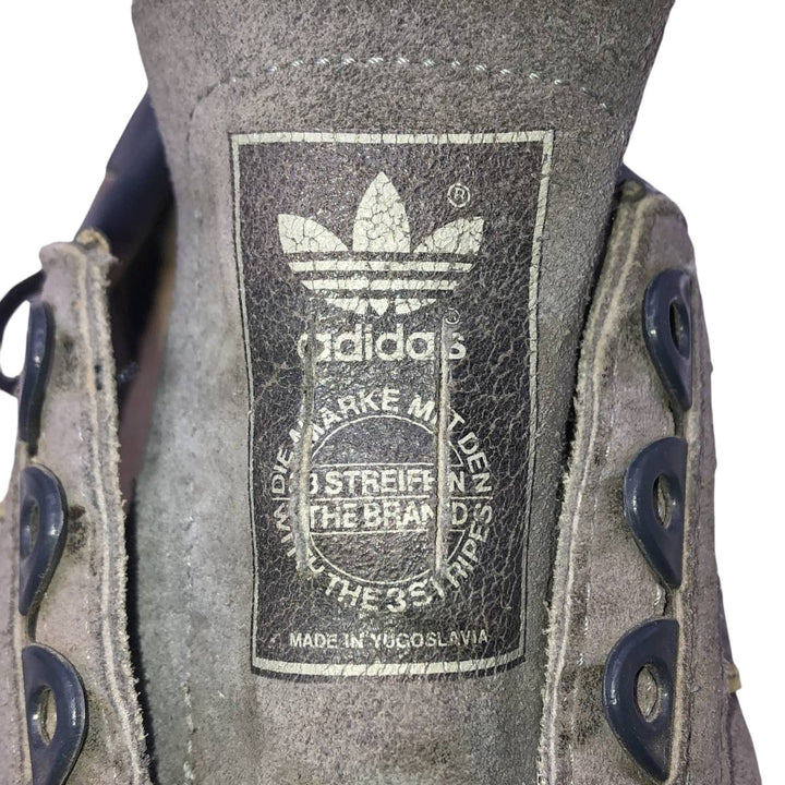 Adidas Jeans sneakers size 6 Women's 24.5cm Genuine Leather Suede gray type Vintage Second Hand