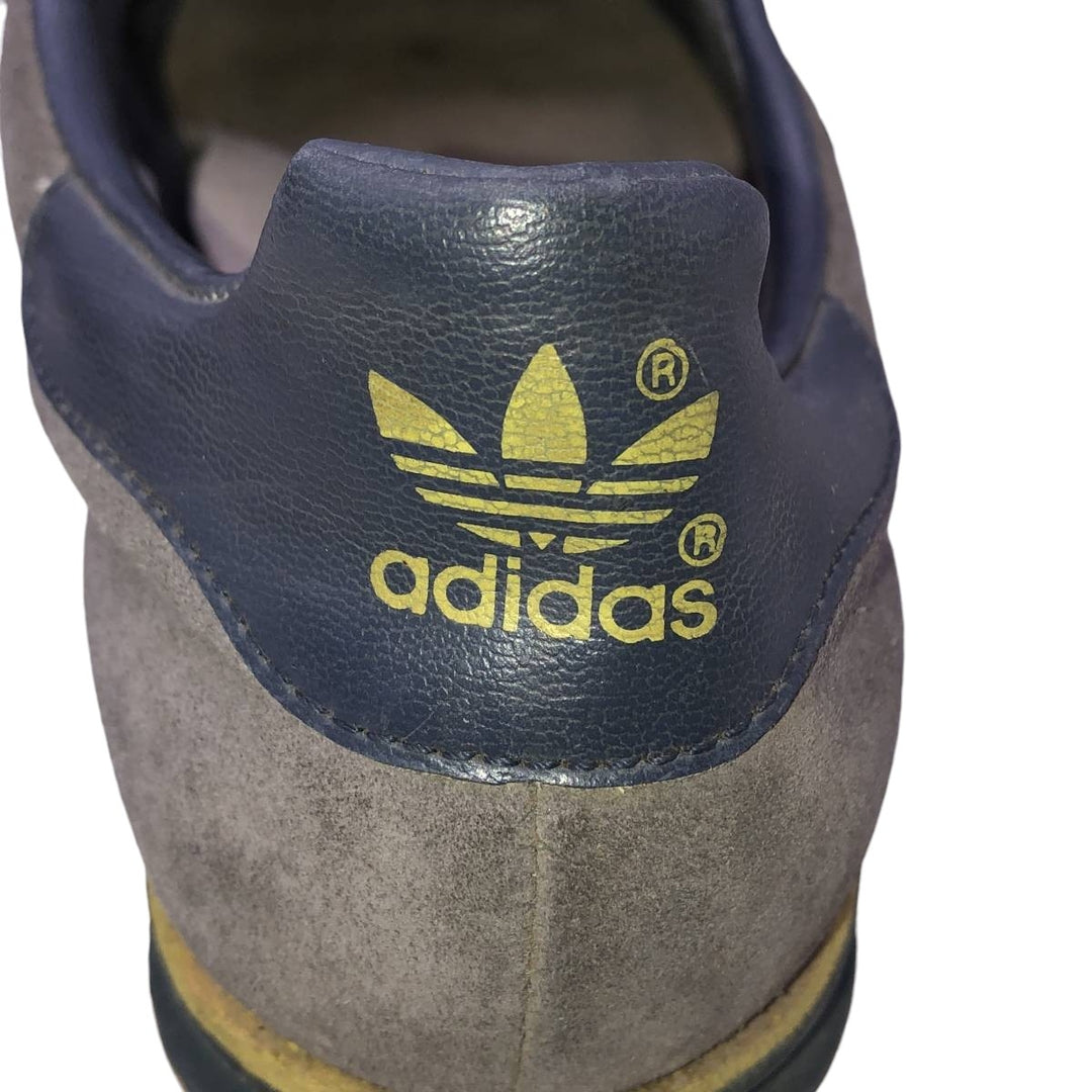 Adidas Jeans sneakers size 6 Women's 24.5cm Genuine Leather Suede gray type Vintage Second Hand