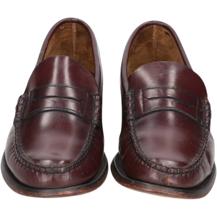 Sebago coin loafers, size 9E Men's 27.0cm genuine leather red type reddish brown Vintage Second Hand